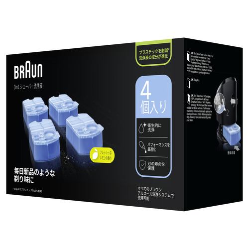 ブラウン クリーン&リニューシステム専用洗浄液カートリッジ メンズシェーバー用 CCR4 CR（4個入り） - 2