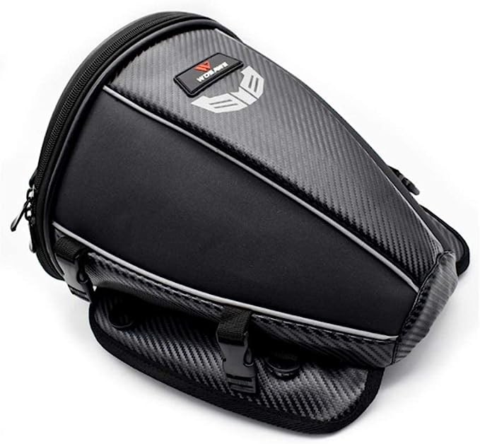 バイクシートまたはタンクバッグ（拡張時) 大容量15Lのアウトドア用防水PUハンドバッグ。