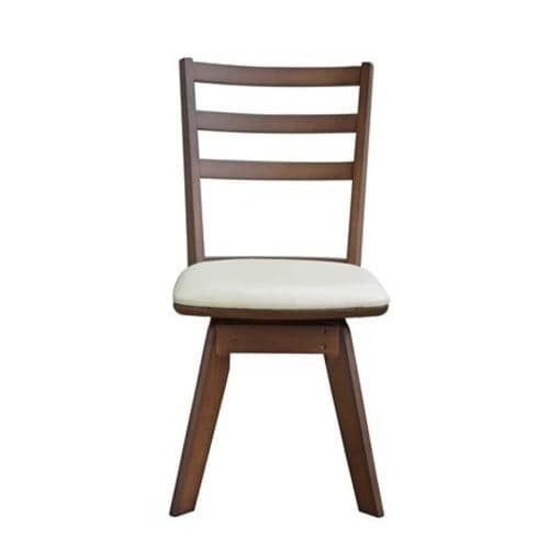 [1人掛] ダイニングチェア 幅40.5×奥行47.4×高さ83.3cm ミディアムブラウン - 2