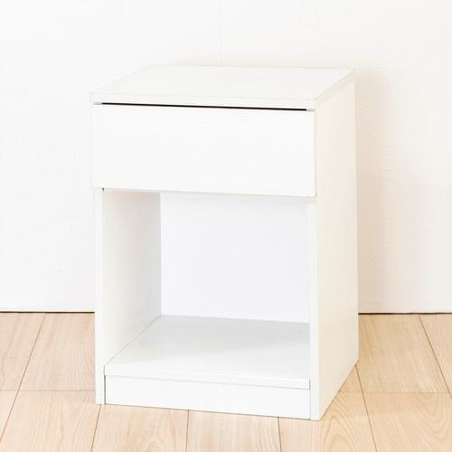 Night Table 40cm Width - White - Choose Between White and Natural - 4