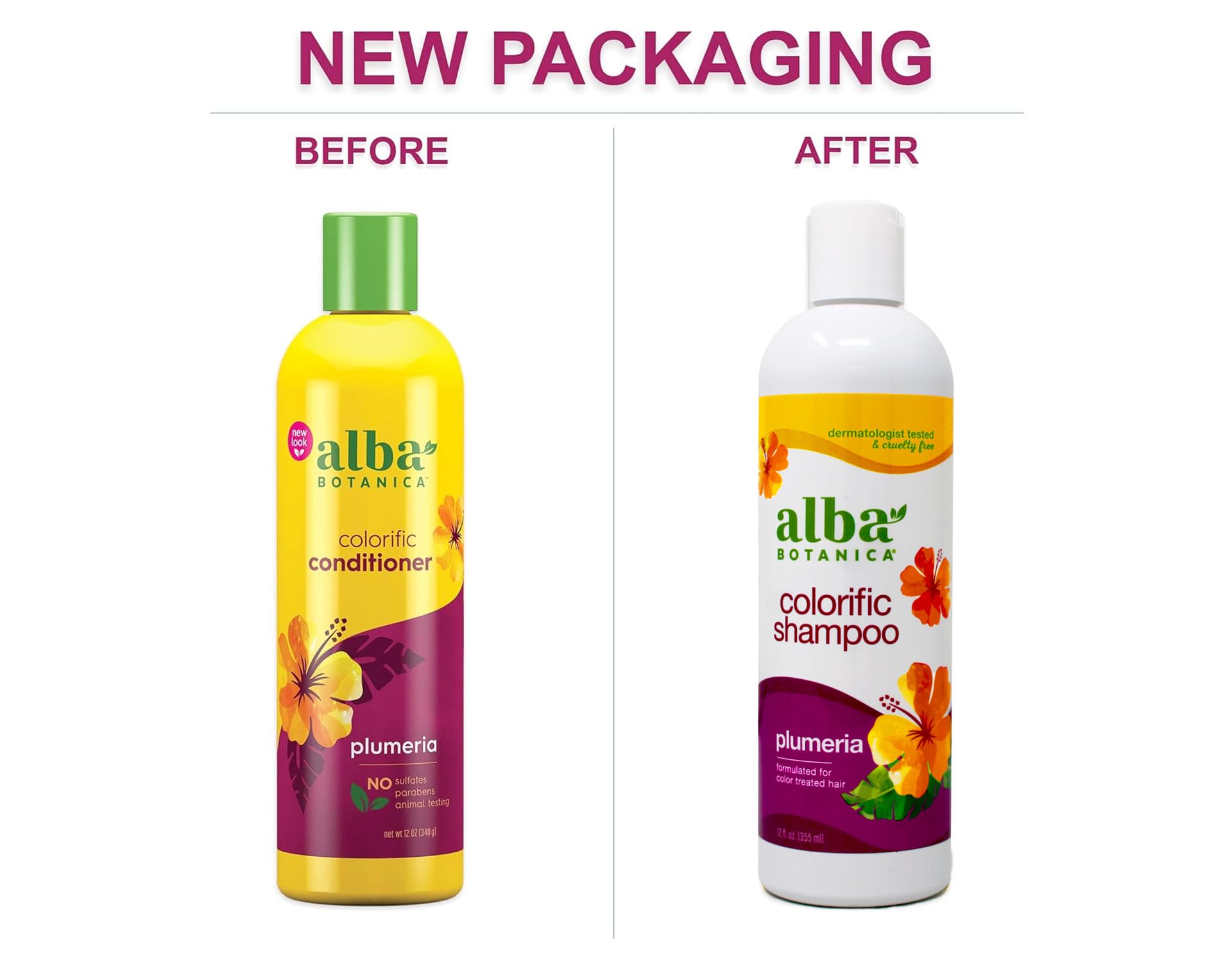 アルバ・ボタニカ カラリフィック シャンプー プルメリア 12オンス - 2