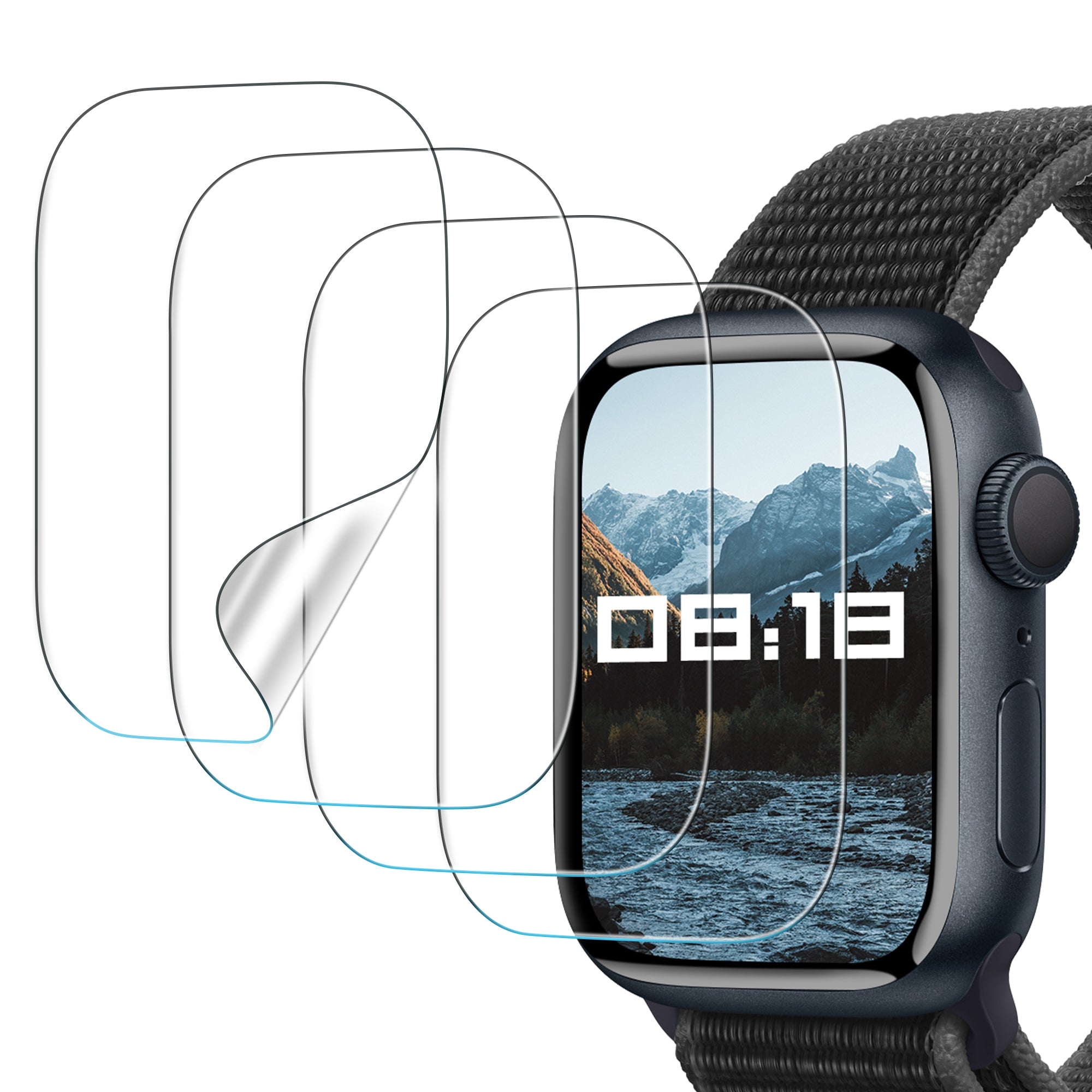 araree アップルウォッチシリーズ用保護フィルム 2枚入り