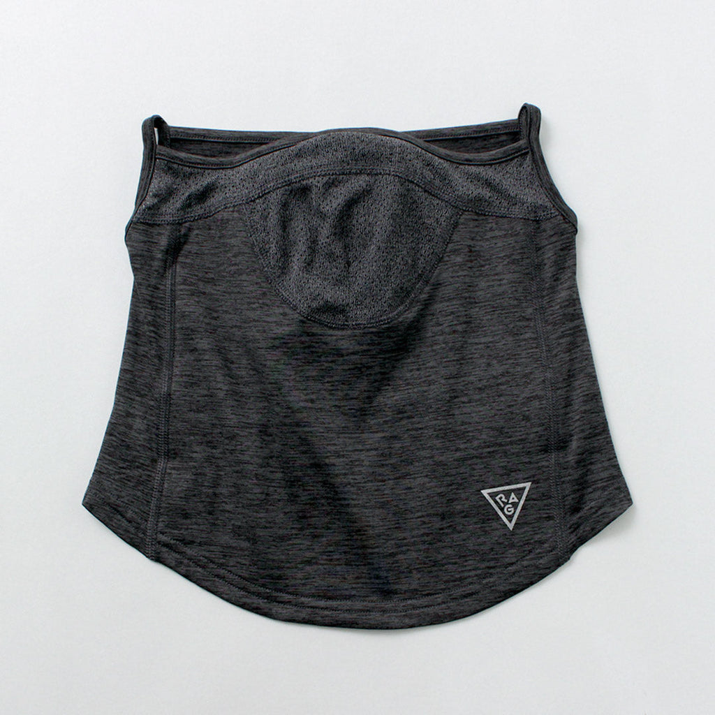 AS BREEZE/TEX 防風ネックゲイター ヘザーグレー