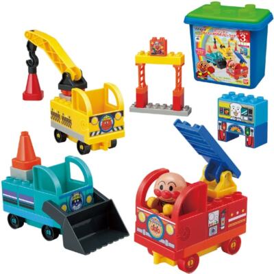 バンダイ アンパンマン ブロックラボ ワールドシリーズ アンパンマンとなかよしどうぶつバケツ