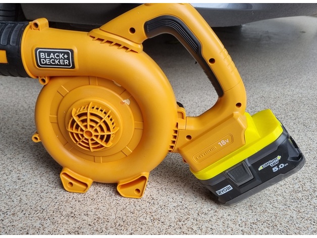 ブラック・アンド・デッカー 18Vリチウム ブロワー GWC1800L - 2