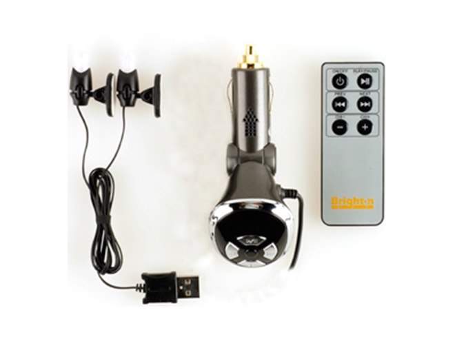 BRIGHTONNET iPod用充電機能付FMデジタルトランスミッター BI-FM5/BK - 3