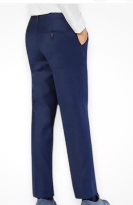 カルバン・クライン メンズ スリムフィット スーツ セパレーツ、ソリッドネイビー、31W x 30L（パンツ） - 2