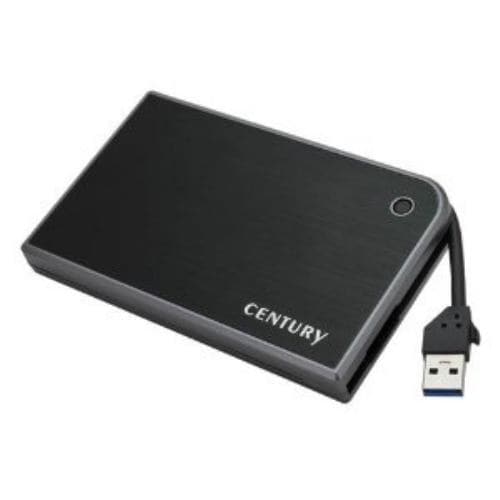 センチュリー CMB25U3BK6G MOBILE BOX USB3.0接続 SATA6G 2.5インチ HDD/SSDケース ブラック&グレー