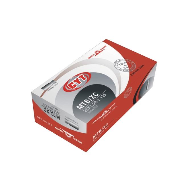 チャオヤン 自転車 27.5×1.25-1.50 チューブ 仏式バルブ 48mm - 3