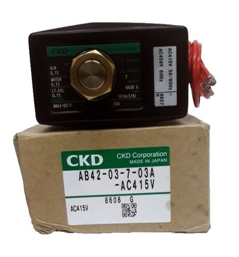 CKD 空気用パイロット式2ポート電磁弁 PVS-15A-210-AC200V - 2