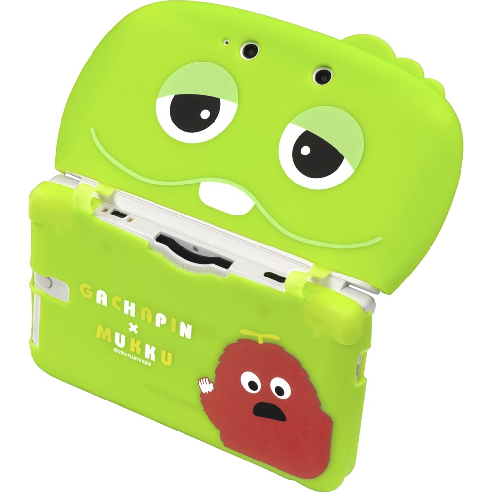 ガチャピン×ムック シリコンカバー（3DS LL用） - 3