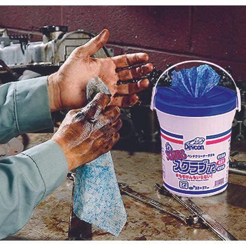 デブコン ハンドクリーナータオル スクラブ72 - 2