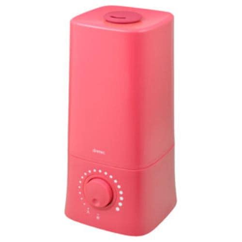 Dretec DF-505PK Ultrasonic Humidifier Moist - Pink (Coverage: Up to 4.5 Tatami/7 Tatami)