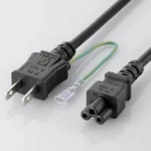 エレコム T-PCM320 ACアダプタ用ACケーブル(3P) 2.0m