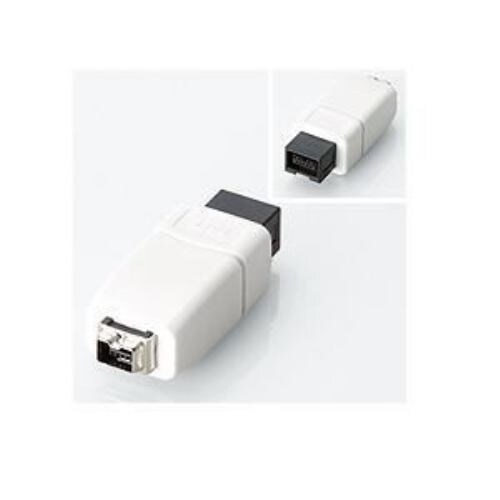 ELECOM AD-IE4FT9M Adaptador FireWire 9 Pinos ⇔ 4 Pinos
