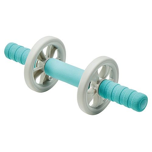 ELECOM HCF-ARWBUL エクリアスポーツ 腹筋ローラー 幅広タイプ マット付 ブルー【アウトレット超特価】