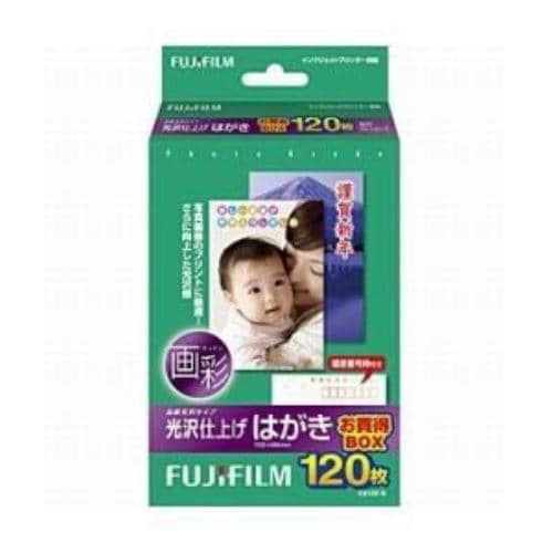 Fujifilm はがき用紙 "画彩" 光沢仕上げ 120枚入り