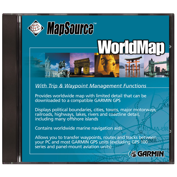ガーミン MapSource WorldMap + Trip & Waypoint Manager - 2