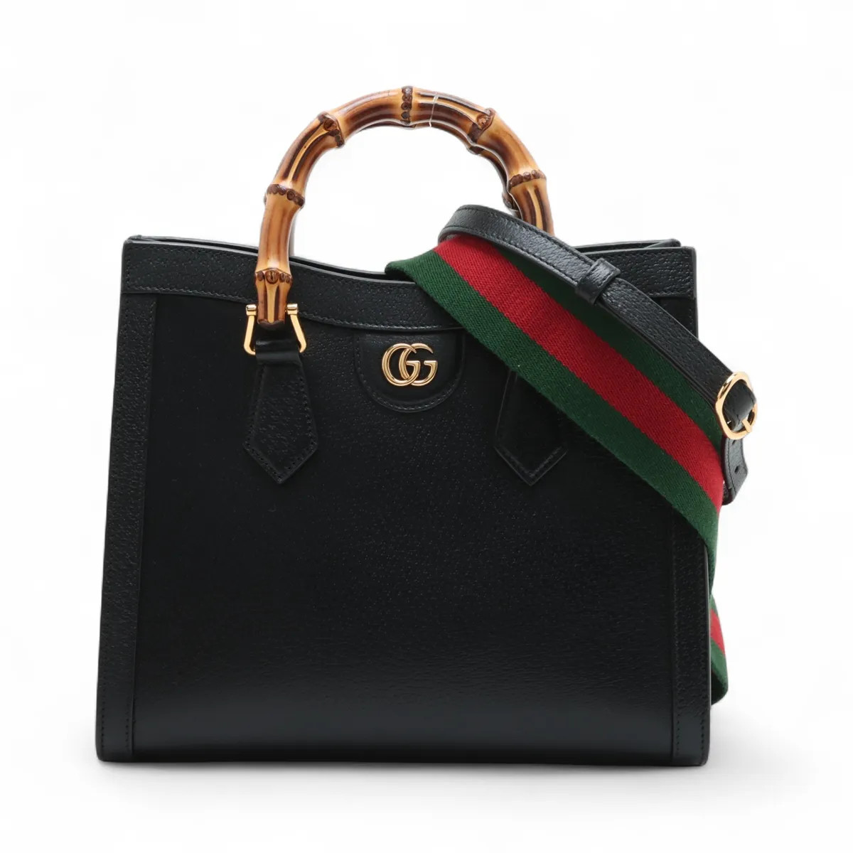 GUCCI バンブー 2ウェイ ハンドバッグ - ブラック - レディース