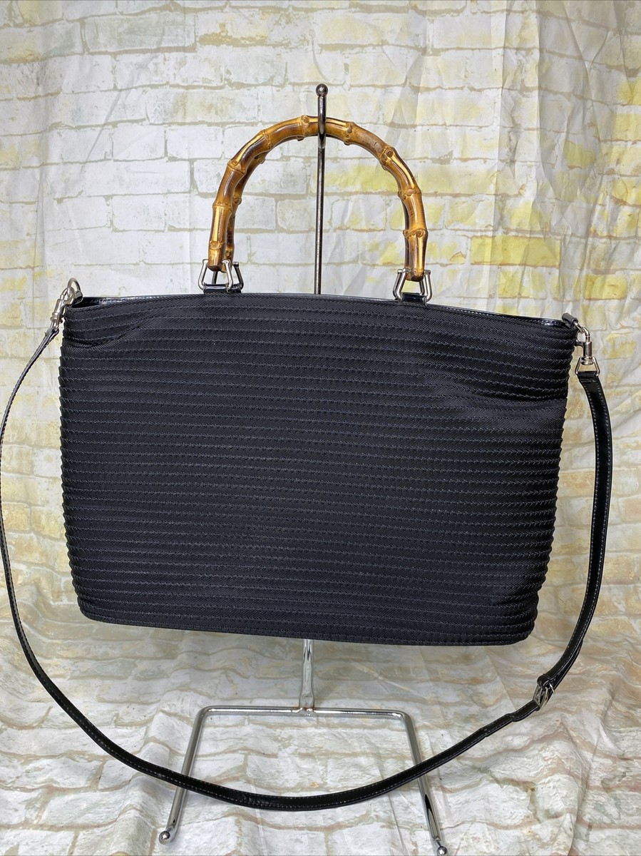 GUCCI バンブー 2ウェイ ハンドバッグ - ブラック - レディース - 2