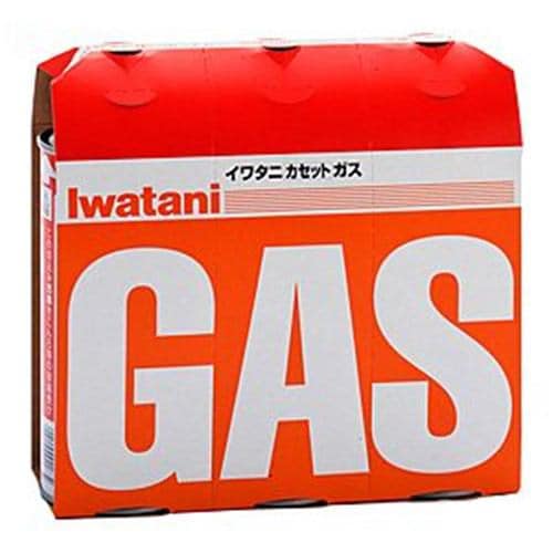 Iwatani CB-250-OR Cassette Gas Canister Orange 3-Pack