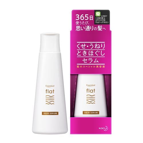 Kao Essential Flat Curl & Frizz Taming Serum 120ml - 1