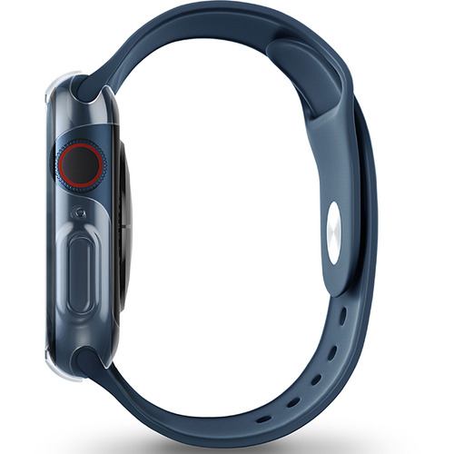 KENZAN UNIQ-45MM-GLSDUALPK Apple Watch 45MM ケース デュアルパック クリア/スモーク - 4