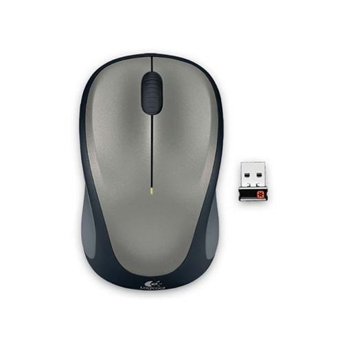 Logicool M235rSV 2.4GHz Wireless 3-Button Laser Mouse - Silver - 1