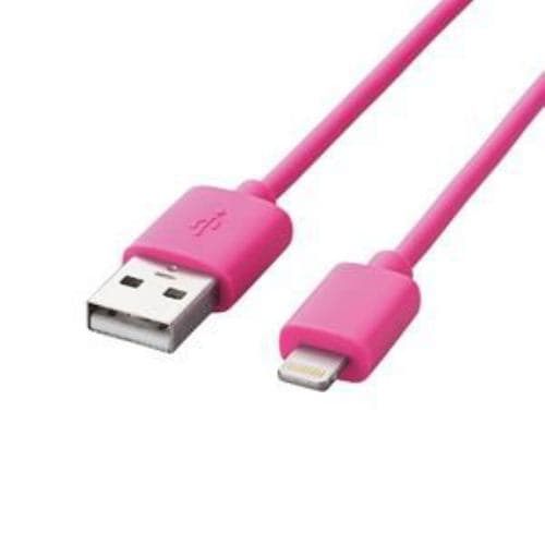 Logitec LHC-UAL10PN Lightning USB Cable 1.0m Pink