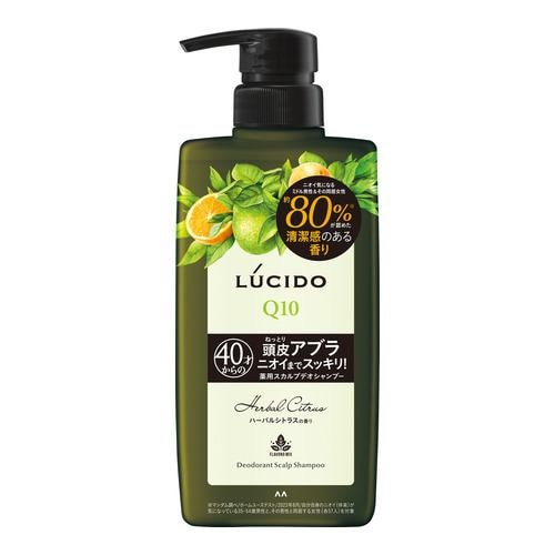 マンダム ルシード 薬用スカルプデオシャンプー ハーバルシトラス（医薬部外品） 450ml - 1