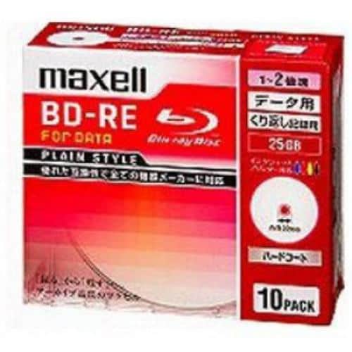 マクセル データ用BD-RE BE25PPLWPA10S - 1