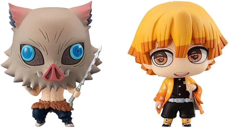 鬼滅の刃：善逸＆猪頭セット チミメガバディシリーズ ミニフィギュア（特典付き）
