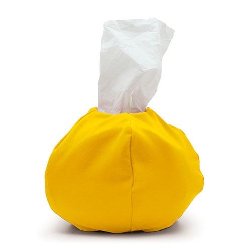 MOGU Tissue Case with Clear Box YE - Yellow (150×150×30mm)
