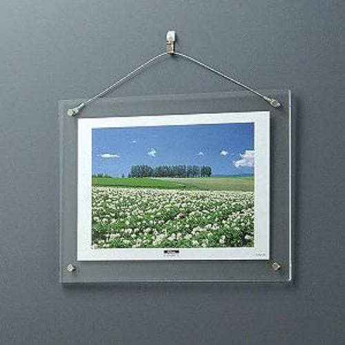 Nakabayashi Fu-ACH-A4 Acrylic Picture Frame Wall-Mount Type for A4 Prints - 1