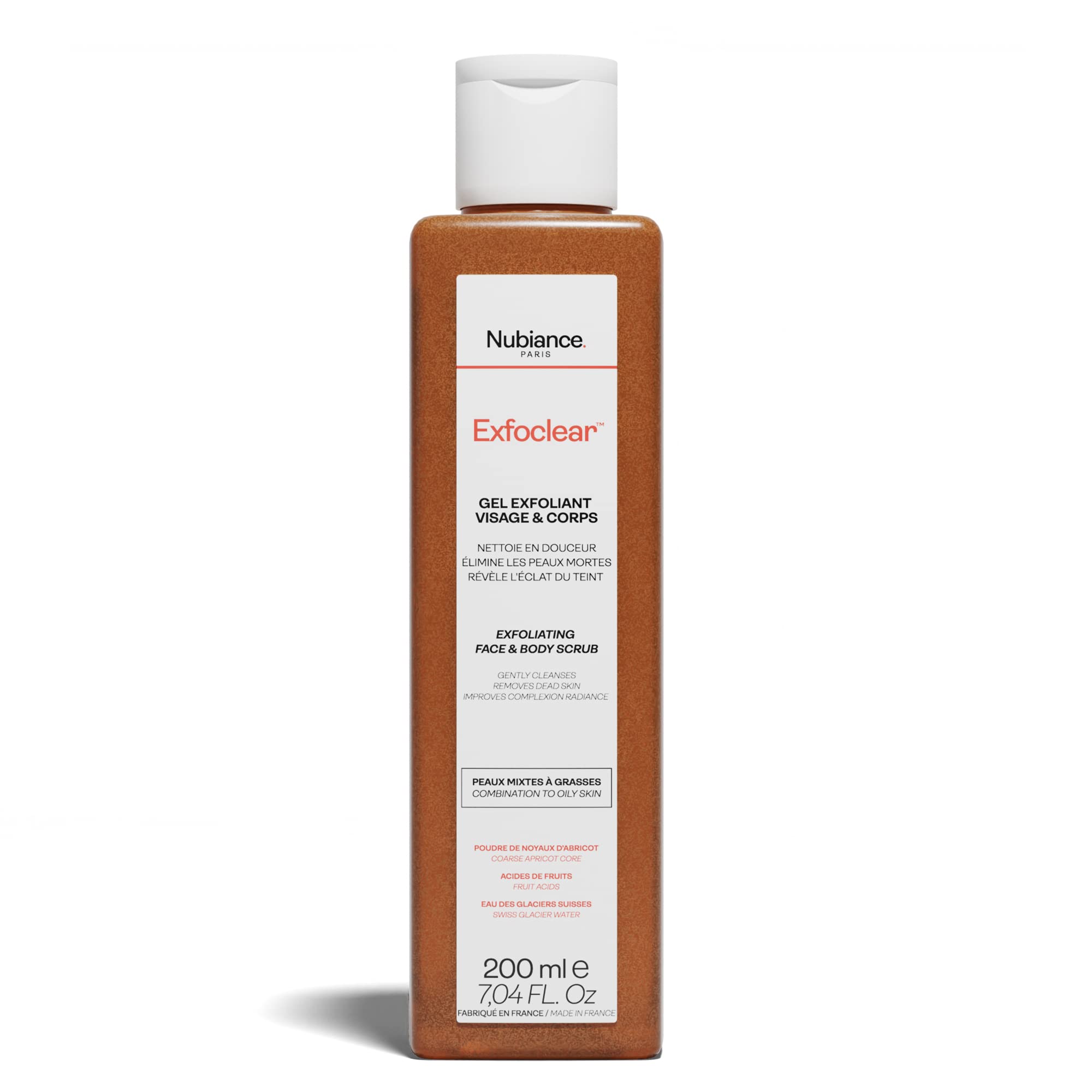 ヌビアンス エクスフォクリア エクスフォリエイティング ジェル フェイス＆ボディ 200ml - 2