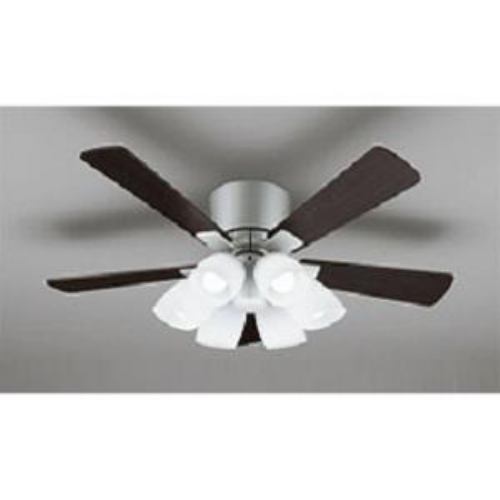 Odelic WF419L Reversible Ceiling Fan for 8-10 Tatami Rooms – 6-Light Multi-Step Dimming with Remote Control