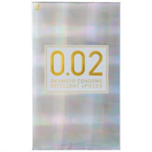 Okamoto 002EX Natural Ultra-Thin Condom - 6 Pack - Medical Device