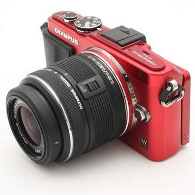 オリンパス PEN Lite E-PL6 ダブルズームキット（レッド）