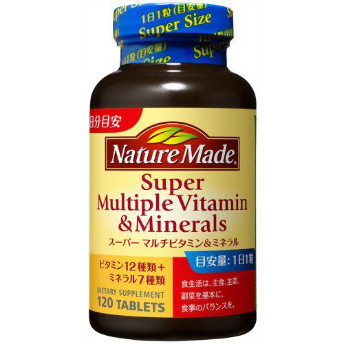 Nature Made Super Multivitamin & Mineral 120 Tablets [Nutritional Supplement]