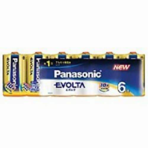 Panasonic LR20EJ/6SW D Size Alkaline Battery EVOLTA 6-Pack - 1