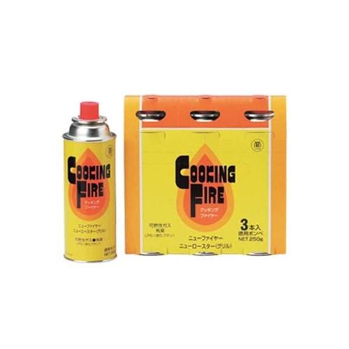 Greenwood Cassette Stove Gas Cartridge Cooking Fire 3-Pack - 1