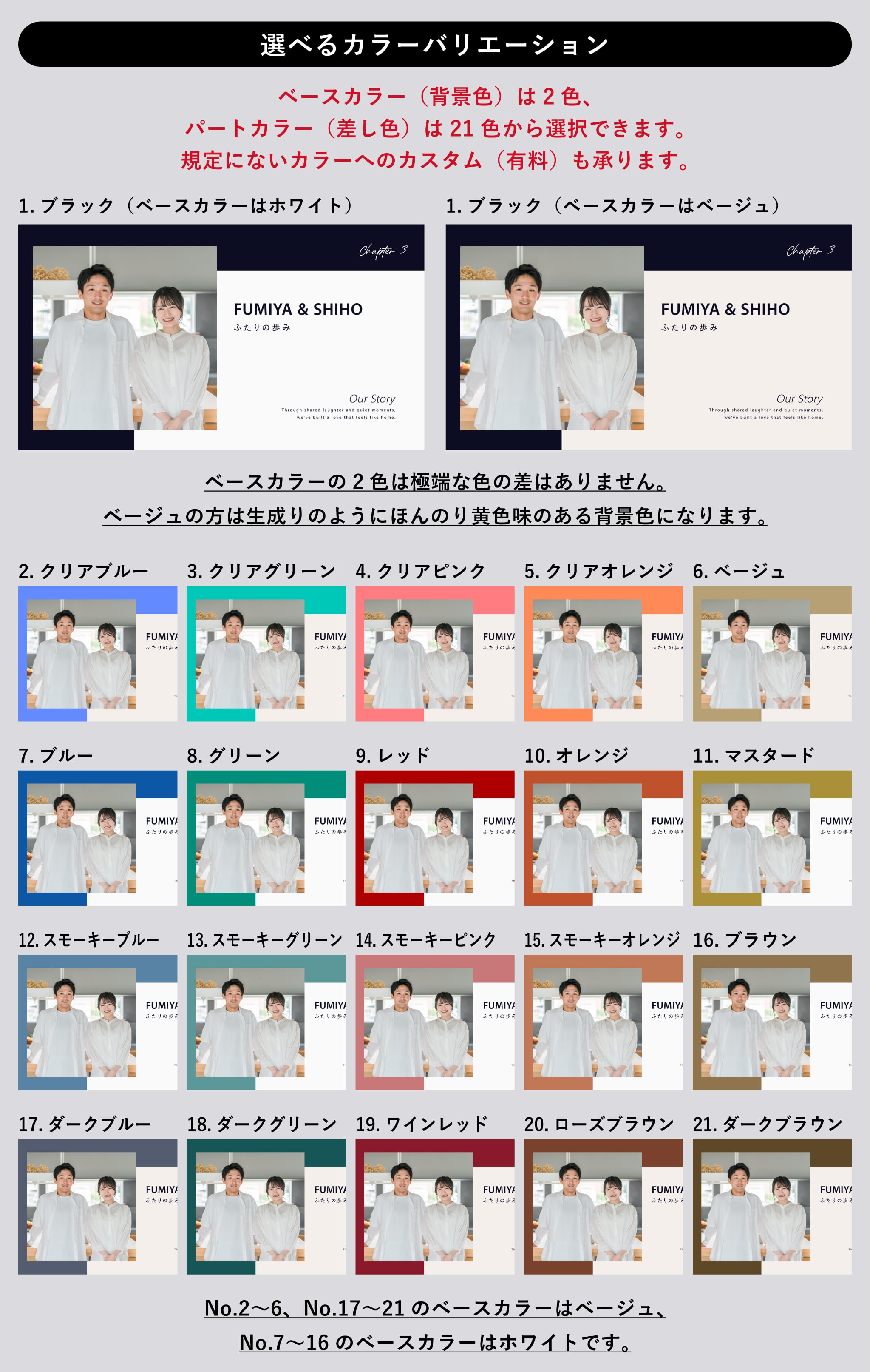 ふたりの ウェディング プロフィールビデオ ステップガイド付き - 3