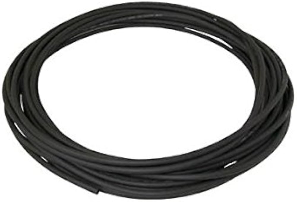 チヨダ エルフレックス二重管チューブ 6mm/100m 黒 LE6100