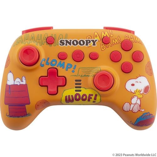 Type Two T2-SNPSWLC-PO Snoopy Wireless Controller for Nintendo Switch - Pop Orange - 5