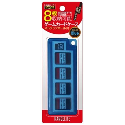 Range Life RL-SWGC8WH Nintendo Switch Game Card Case 8 Blue - 1