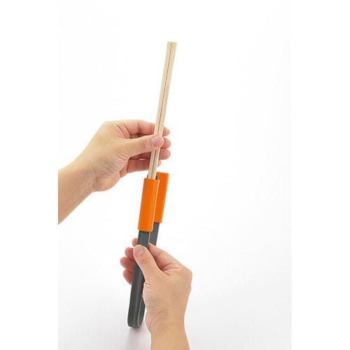 Tamahashi CH-2064 Chopstick Tongs Long Blue - 4