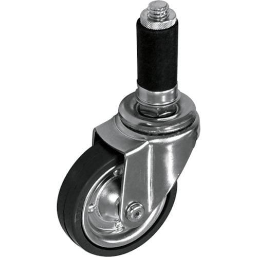 Yazaki Pipe Caster Φ75 Swivel Rubber Wheel YGR-75 - 1