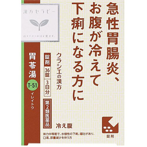 【第2類医薬品】クラシエ薬品 漢方セラピー胃苓湯エキスEX錠 (36錠)