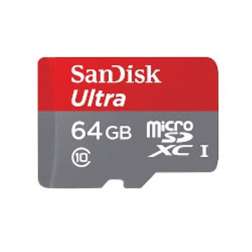 SanDisk Ultra microSDXC UHS-I Card 64GB with SD Adapter SDSDQUL-064G-J35A