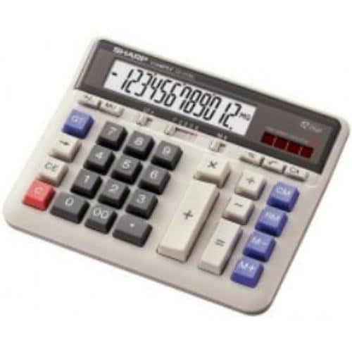 Sharp CS-2135L Semi-Desktop Calculator, 12-Digit Display - 1